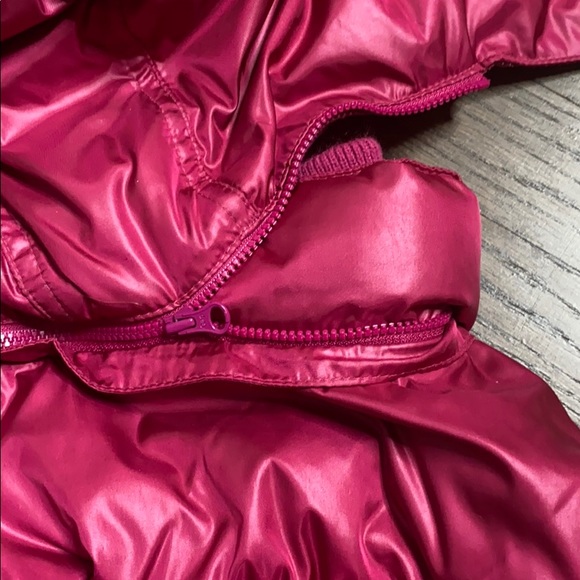 GAPKids Convertible Down Puffer Parka Coat Pink - Picture 5 of 7